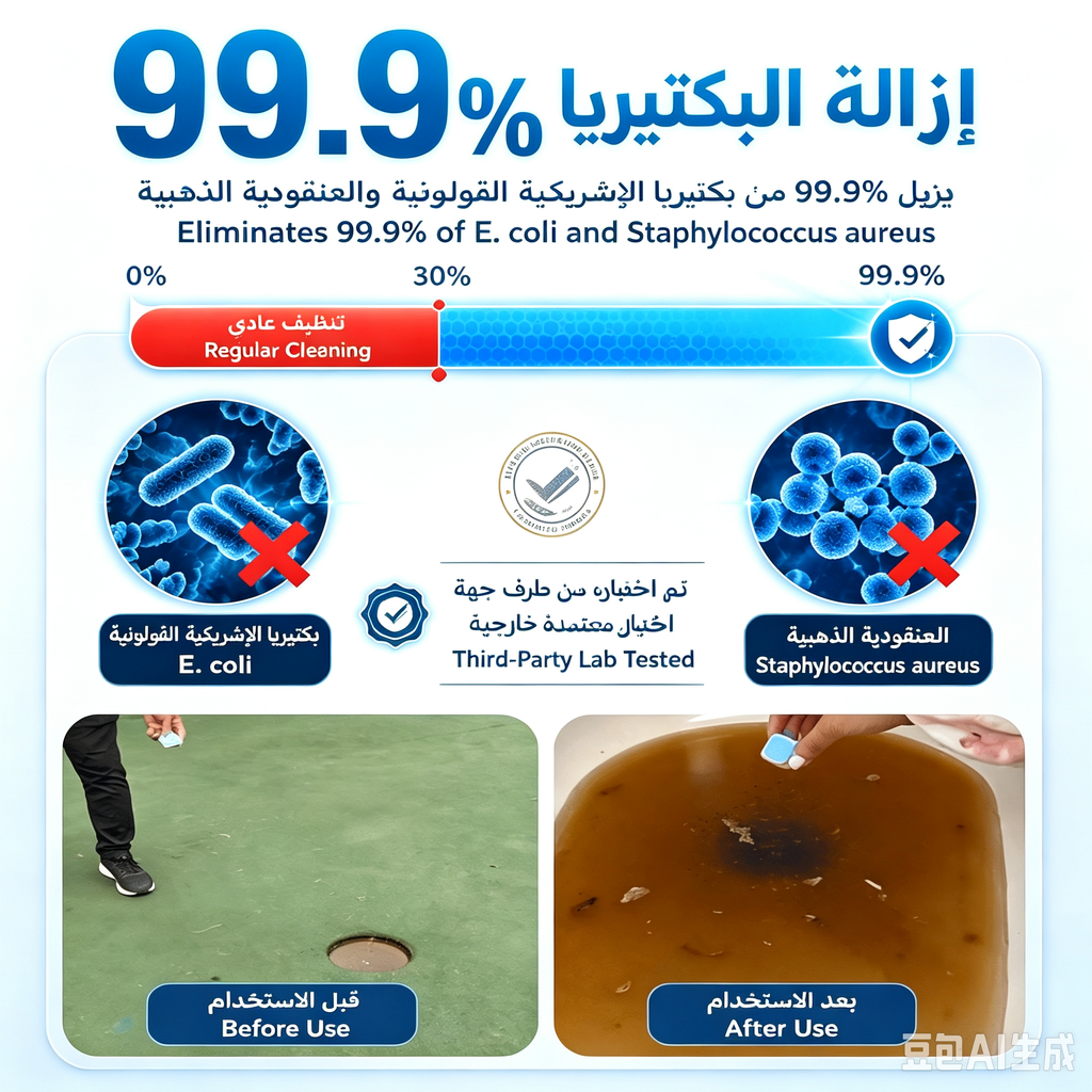 Powerful Drain Cleaning Tablets – Remove Clogs, Grease & Bad Odors Easily
