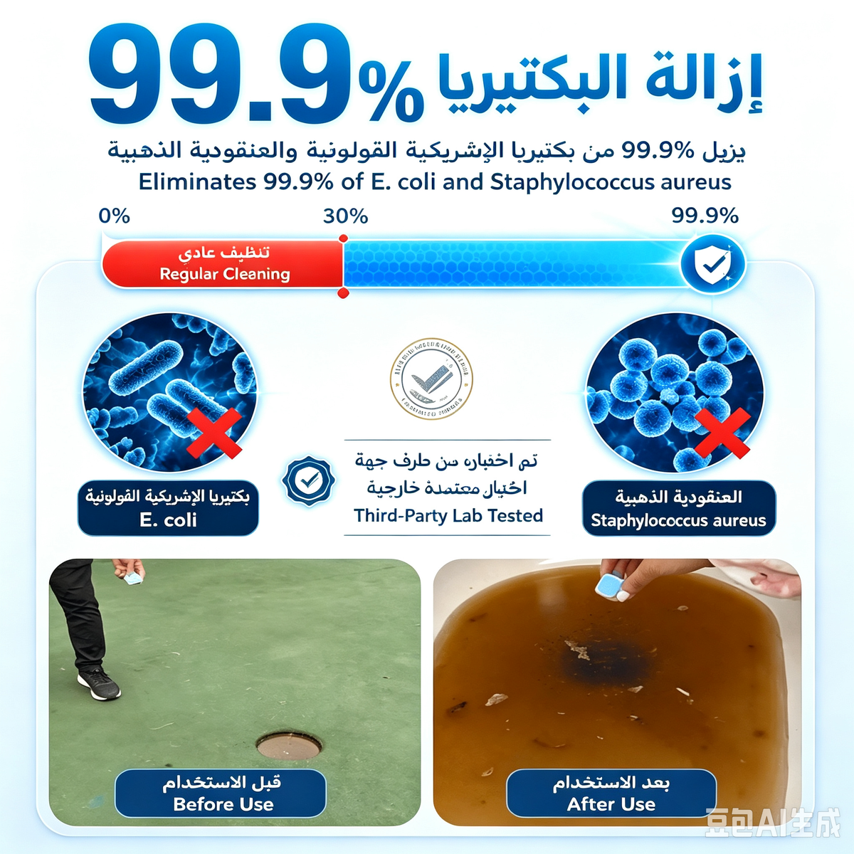 Powerful Drain Cleaning Tablets – Remove Clogs, Grease & Bad Odors Easily