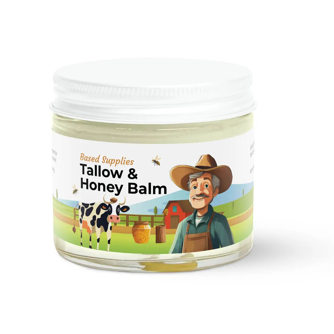 Tallow & Honey Balm – Deep Moisture & Skin Barrier Support