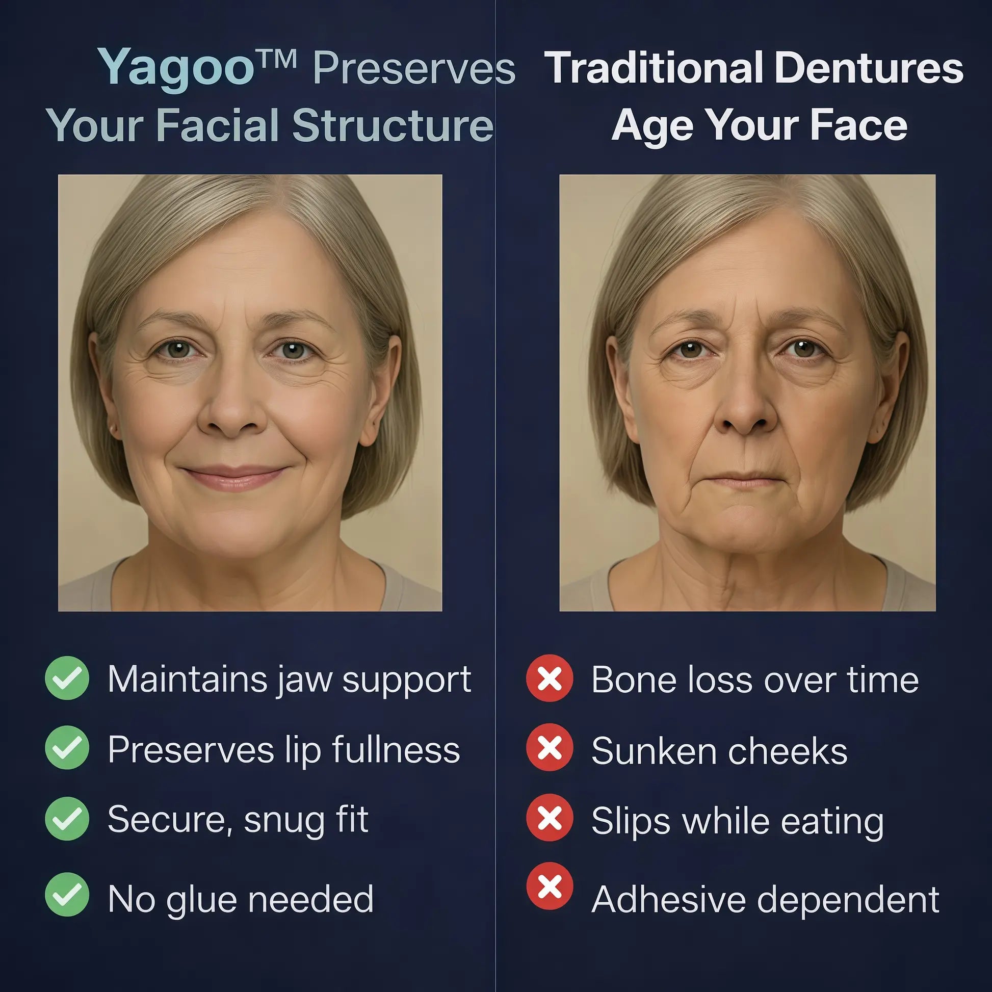 Premium Full Denture Set – Restore Your Confident Smile at Home