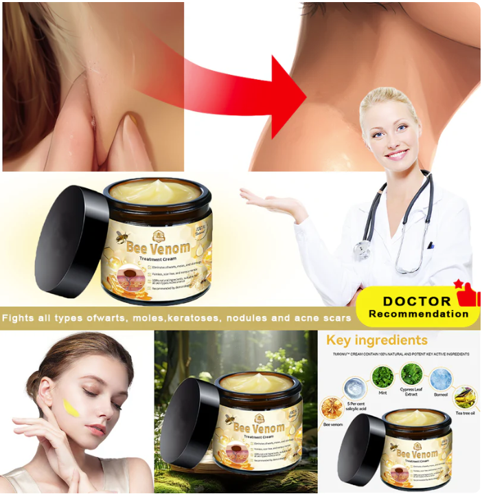 😍 Buy 1, Get 2 FREE 🎁 ✨ Bee Venom Treatment Cream