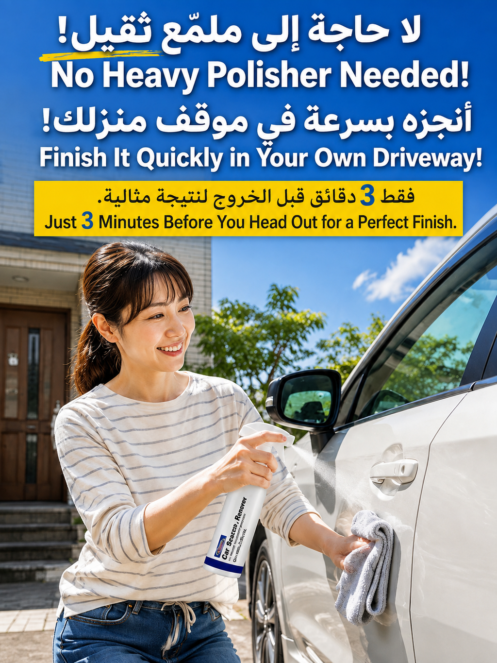 Car Scratch Remover Spray – Repair Scratches & Restore Car Paint