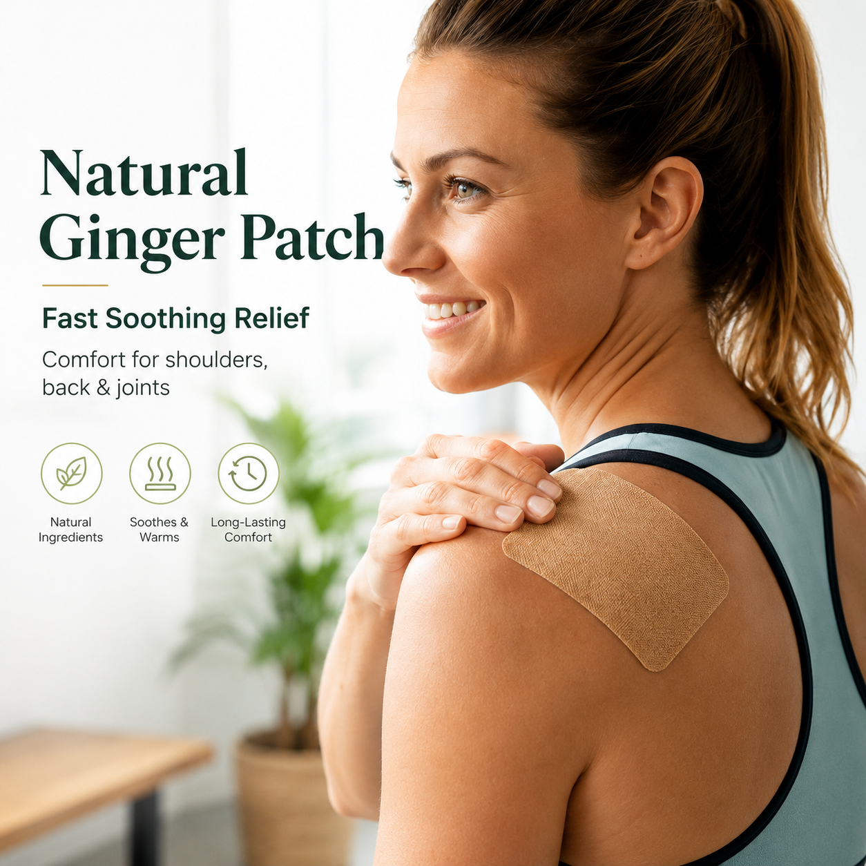 Ginger Patch Herbal Pain Relief - Set of 120 pcs