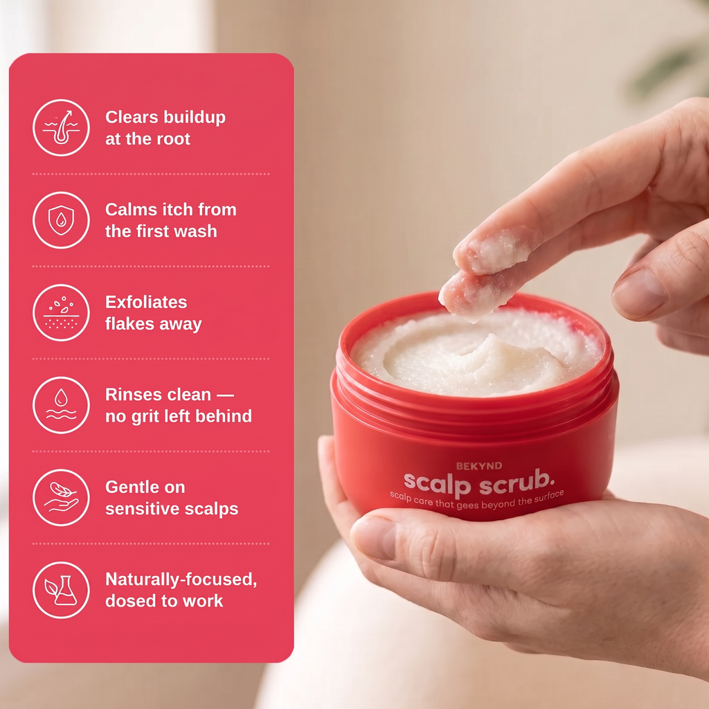 "This scrub is the only thing that helped with the irritation on my scalp." Amelia T