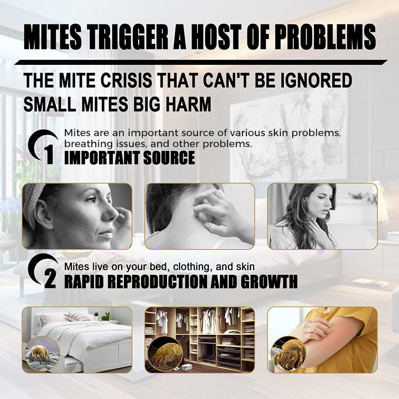 🌿 Natural Mite Control Sachets – Family-Friendly Home Care for Mattresses, Sofas & Bedding