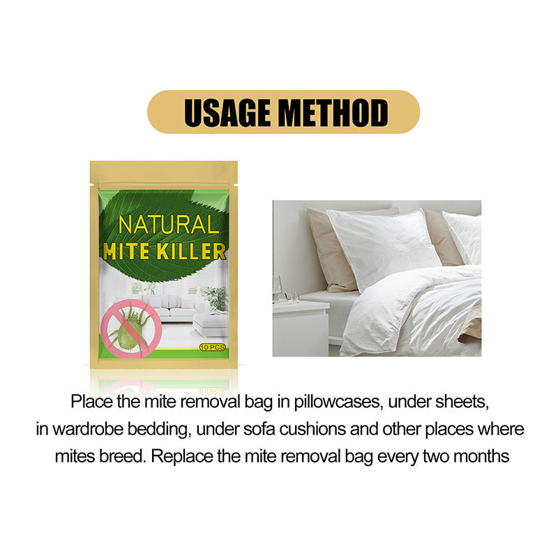 🌿 Natural Mite Control Sachets – Family-Friendly Home Care for Mattresses, Sofas & Bedding